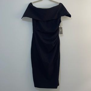 Off shoulder black dress